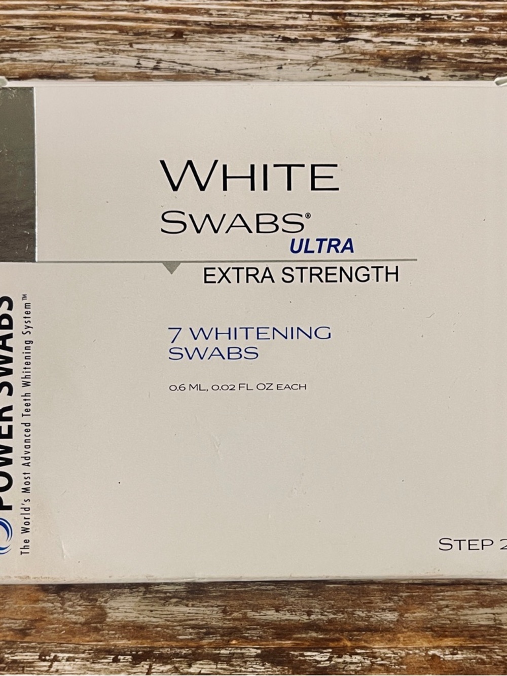 Power Swabs White Swabs Ultra ExtraStrength Teeth Whitening Kit retail $60